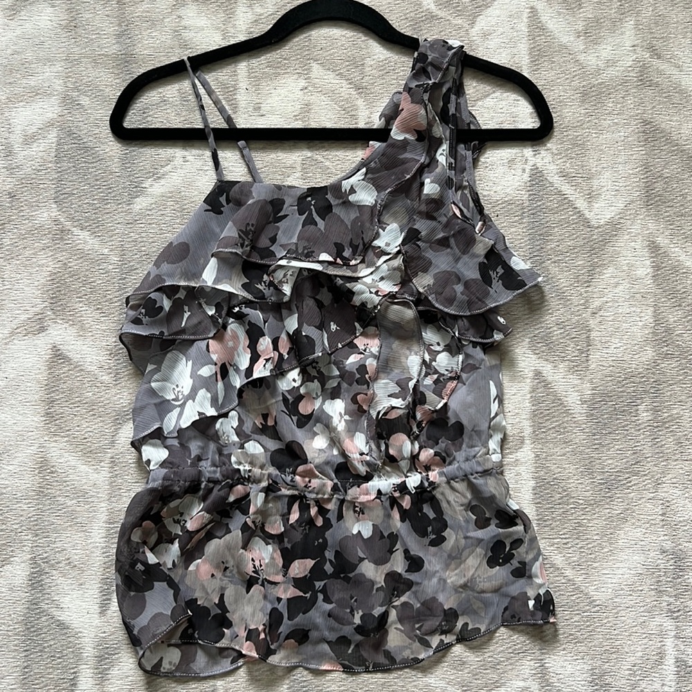 Express One Shoulder Blouse Size XS